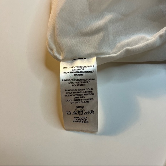 LOFT Women Top, Wrap Blouse in Blue and White Stripes, Size M - Picture 2 of 7